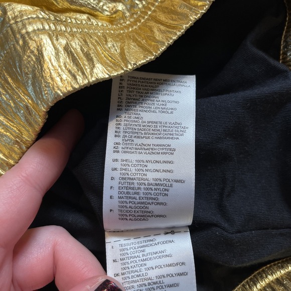 Adidas Originals Golden Windbreaker Hooded Lined Half-Zip BR0290 Women's XS - Picture 6 of 11